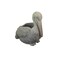 Whimsical Pelican Planter, Gray Finish, Coastal Decor for Home & Garden